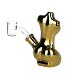 Buxom Body Electroplated Glass Dab Rig | 4.25" | 14mm F