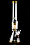 Glass on Glass Beaker Bong “Treehouse” – 12-Arm Tree Perc – Ice Pinch – 18″
