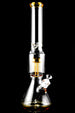 Glass on Glass Beaker Bong “Treehouse” – 12-Arm Tree Perc – Ice Pinch – 18″
