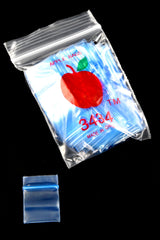 Apple Bags Mini Zip Baggies – 3/4″ × 3/4″ – 1000 Pack