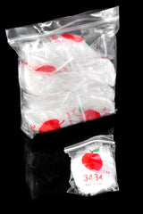 Apple Bags Mini Zip Baggies – Various Sizes – 1000 Pack