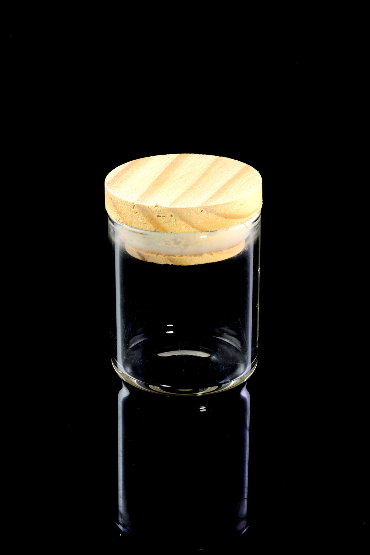 Glass Jar – Bamboo Pop-Top Lid – 3 Sizes