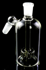 14.5mm Male to Female 45 Degree Glass Ash Catcher with Showerhead Perc