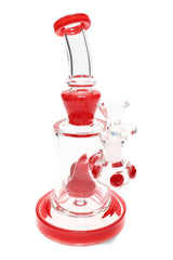 Glass Stemless Straight Shooter Bong “Cyclops” – Bent Neck – 8″