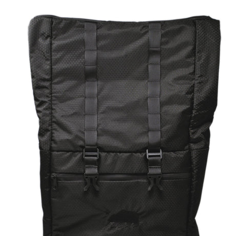 Cali Crusher Backpack Roll Up in Black - Smell-Proof and Silicone Material