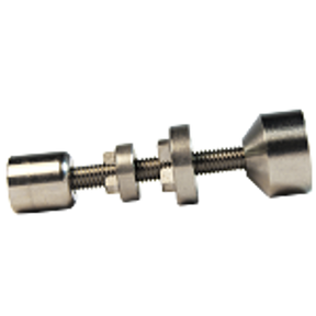 Cali Crusher Titanium Nail, adjustable for 14-19mm joints, durable dab rig accessory