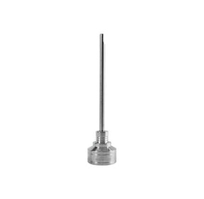 Cali Crusher Titanium Carb Cap for Dab Rigs - Front View on Seamless White Background