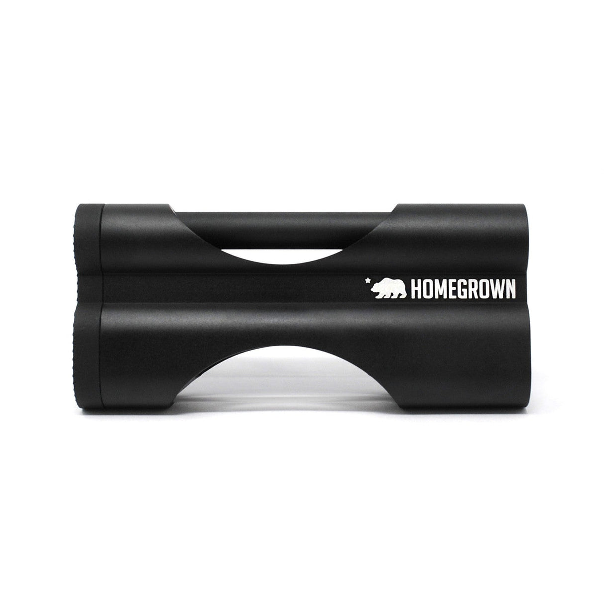 Cali Crusher Homegrown Dugout in Black Aluminum - Compact and Portable with Engraved Logo