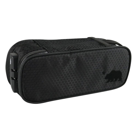 Cali Crusher Medium Locking Soft Case in Black - Side View, Smell-Proof and Portable