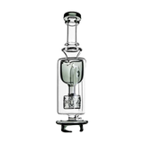 Calibear Carta Attachment Klein for E-Rigs, 7.5" Borosilicate Glass with Percolator, Front View