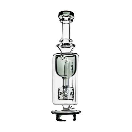 Calibear Carta Attachment Klein for E-Rigs, 7.5" Borosilicate Glass with Percolator, Front View