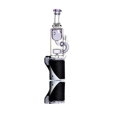Calibear Carta Attachment Klein in Purple & Green, Thick Borosilicate Glass, 7.5" for E-Rigs