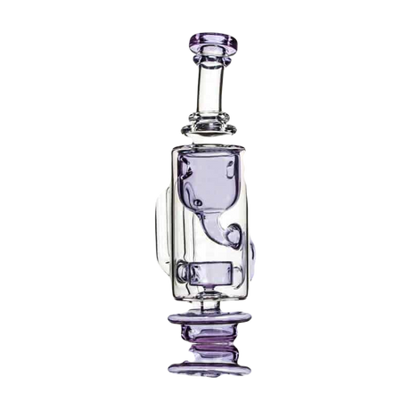 Calibear Carta Attachment Klein in Borosilicate Glass with Purple Accents - Front View