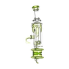 Calibear Carta Attachment Klein in Lime Green, Thick Borosilicate Glass, Side View