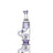 Calibear Carta Attachment Klein in Purple - Borosilicate Glass E-Rig Accessory with Percolator