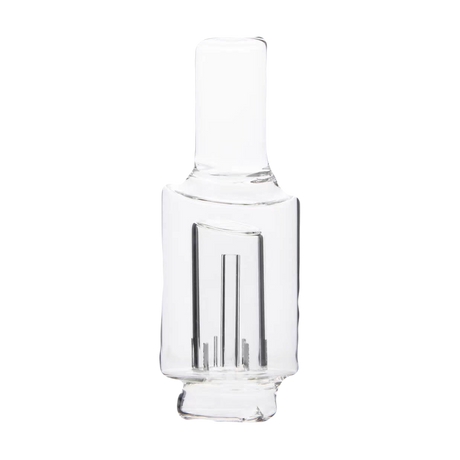 Calibear High Five Duo clear glass attachment, beaker design, heavy wall, 4.5" front view