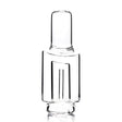 Calibear High Five Duo Glass Attachment, clear heavy wall beaker design, 4.5" for vaporizers