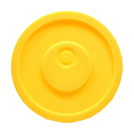 Calibear LED Silicone Base for Dab Rigs - Vibrant Yellow Top View