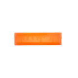 Calibear Led Silicone Base for Dab Rigs, Orange, Front View on Seamless White Background