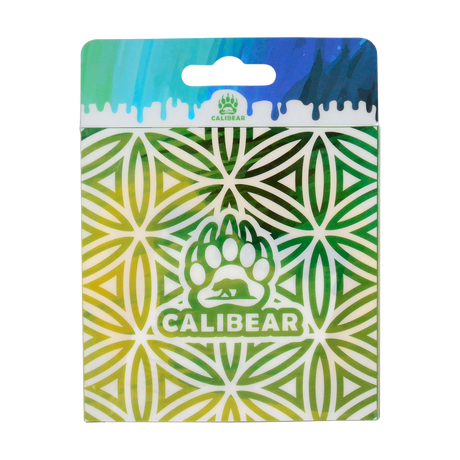 Calibear LED Silicone Base packaging with vibrant geometric design, front view