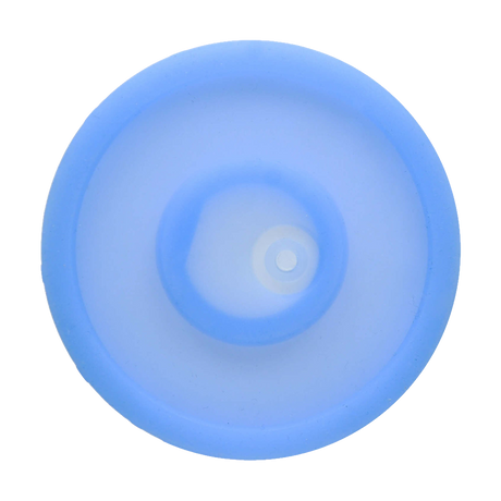 Calibear LED Silicone Base for Dab Rigs, Borosilicate Glass, Top View on White Background
