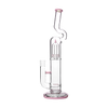 Calibear Natty Treecycler in Milky Pink with 18-19mm joint size and straight design, front view.