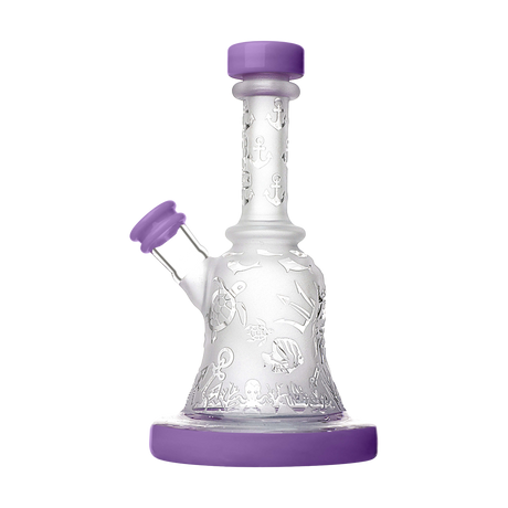 Calibear Premium Sandblasted Bell Rig with intricate design, compact size, and female joint, front view on white background