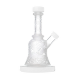 Calibear Premium Sandblasted Bell Rig - 6" Compact Borosilicate Glass - Front View