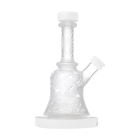 Calibear Premium Sandblasted Bell Rig - 6" Compact Borosilicate Glass - Front View