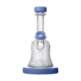 Calibear Premium Sandblasted Bell Rig front view with intricate marine design, 6" compact size for easy portability