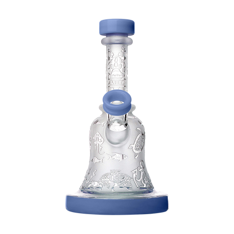 Calibear Premium Sandblasted Bell Rig front view with intricate marine design, 6" compact size for easy portability