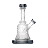 Calibear Premium Sandblasted Bell Rig - Compact 6" Dab Rig with Intricate Design