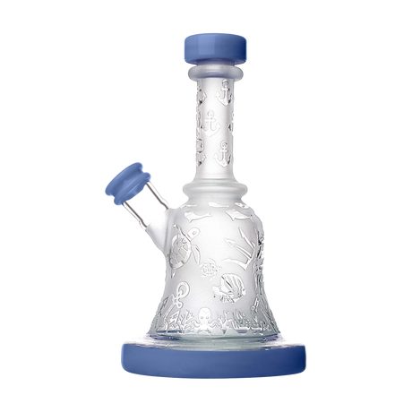 Calibear Premium Sandblasted Bell Rig with intricate designs, front view on white background