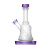 Calibear Premium Sandblasted Bell Rig in Purple with Intricate Design - Front View
