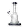 Calibear Sandblasted Bell Rig, 6" Compact Borosilicate Glass, 14mm Female Joint, Front View