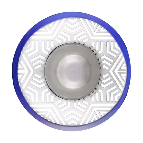 Top view of Calibear Premium Sandblasted Sol Straight Tube with intricate design