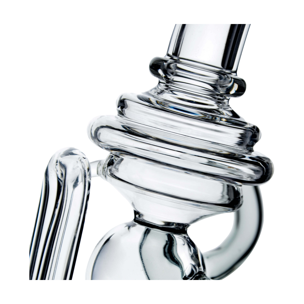 Calibear Puffco Attachment Mini Recycler for Concentrates, Close-up Side View