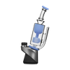Calibear Puffco Attachment Torus in Milky Blue for Concentrates - Side View on White Background