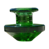 Calibear Puffco Peak Carb Cap in Green, Bubble Design for Concentrates, Front View