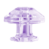 Calibear Puffco Peak Carb Cap in Purple, Bubble Design for Concentrates - Front View