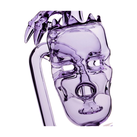 Calibear Puffco Peak Fab Dino Glass Dab Rig with Quartz Showerhead Percolator - Close-Up