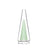Calibear Puffco Peak Pro Jade Green Replacement Glass, Front View, Borosilicate