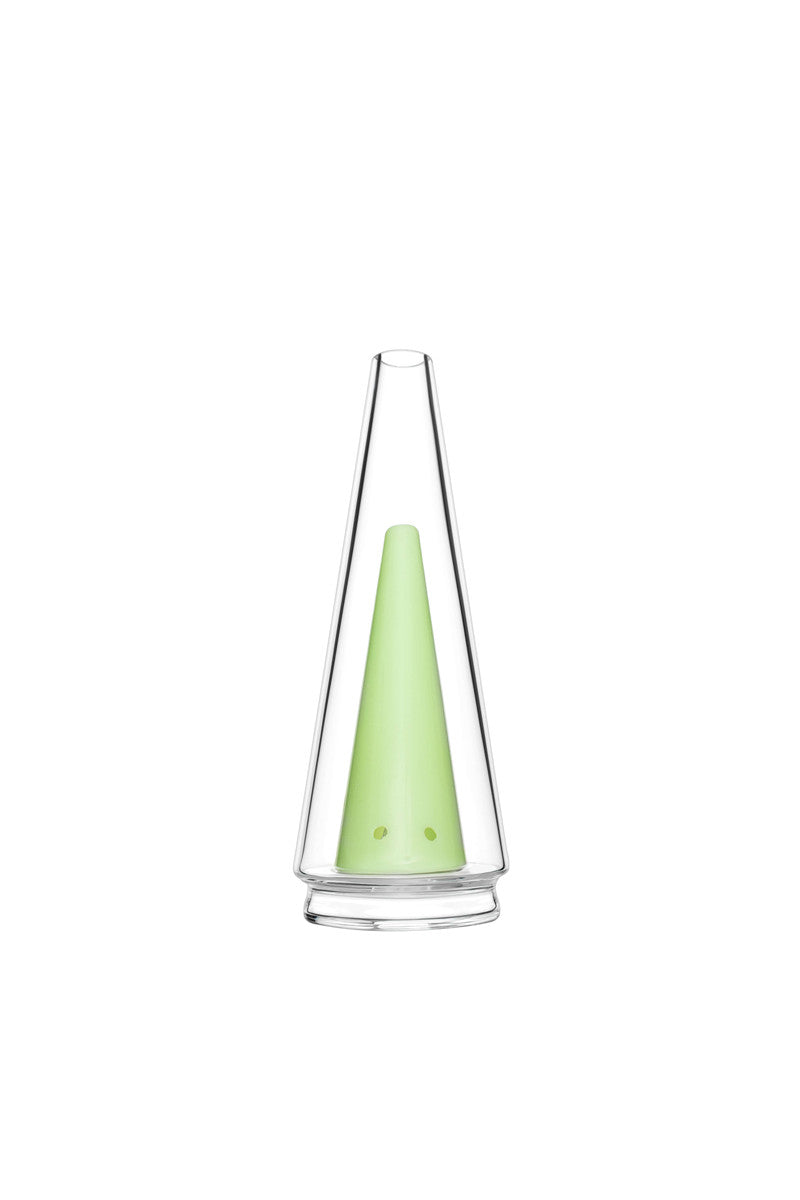 Calibear Puffco Peak Pro Replacement Glass in Milk Green, Borosilicate, Front View