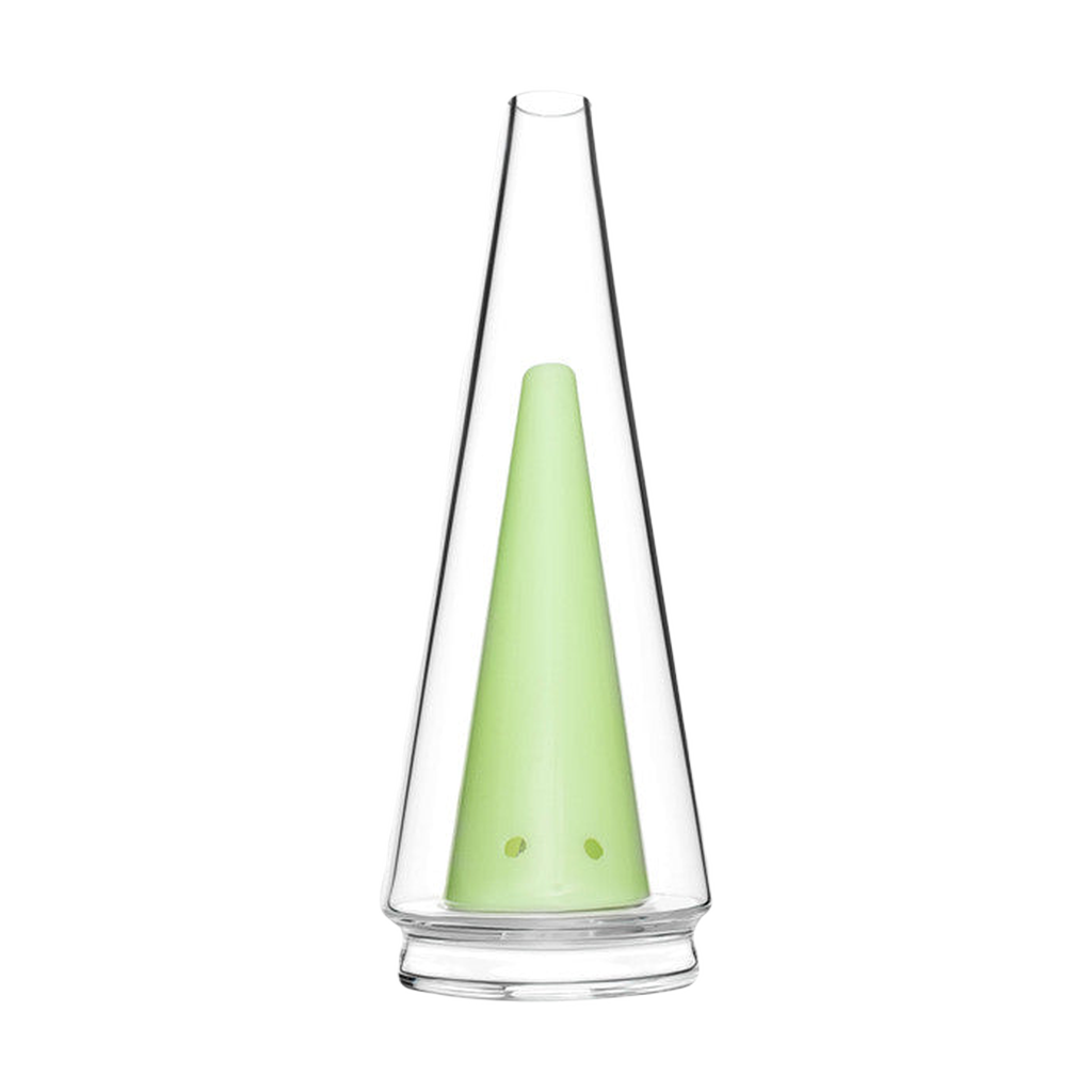 Calibear Puffco Peak Pro Replacement Glass in Milk Green, Borosilicate, Front View