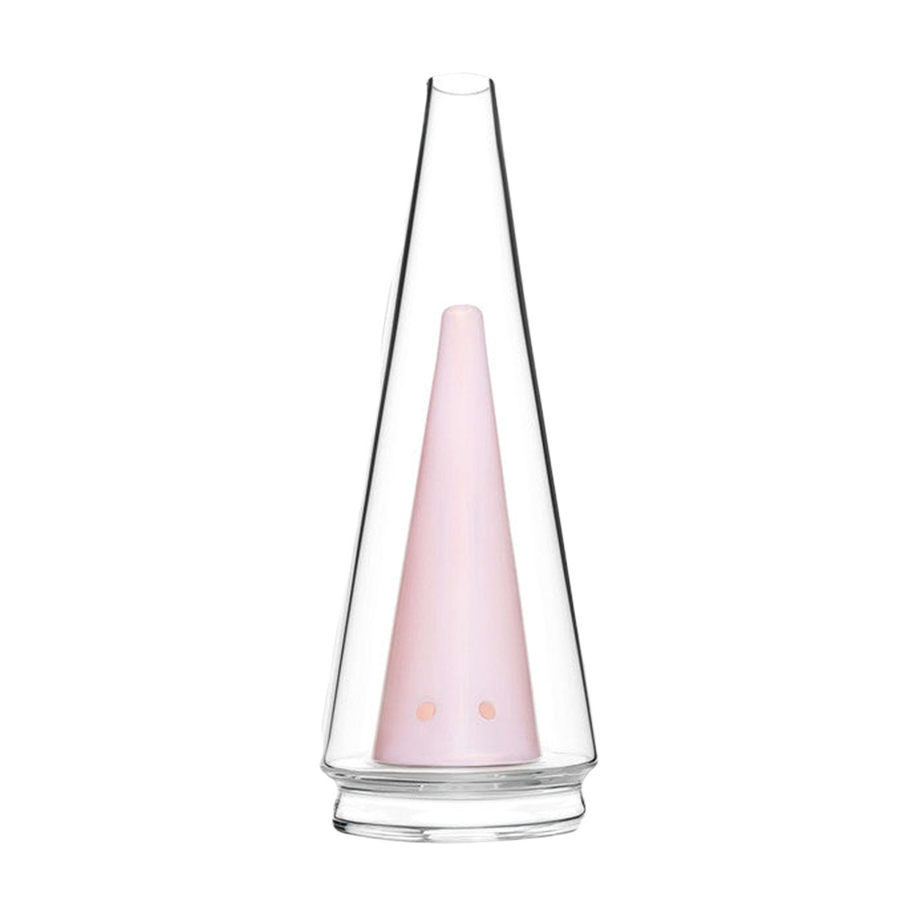 Calibear Puffco Peak Pro Replacement Glass in Milky Pink, Borosilicate, Front View