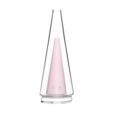 Calibear Puffco Peak Pro Replacement Glass in Milky Pink, Borosilicate, Front View