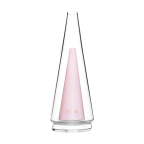 Calibear Puffco Peak Pro Replacement Glass in Milky Pink, Borosilicate, Front View