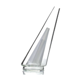 Calibear Puffco Peak Pro Replacement Glass in Clear Borosilicate, Side View on White Background