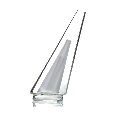 Calibear Puffco Peak Pro Replacement Glass in Clear Borosilicate, Side View on White Background