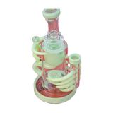 Calibear's Ribbed Horn Klein Bong